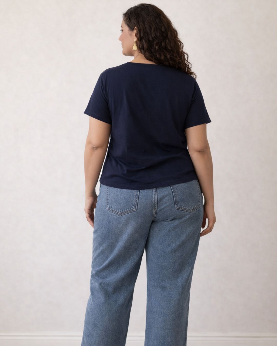 Be Brave Fearless Plus Size Women Premium Tee