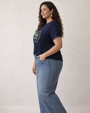 Be Brave Fearless Plus Size Women Premium Tee