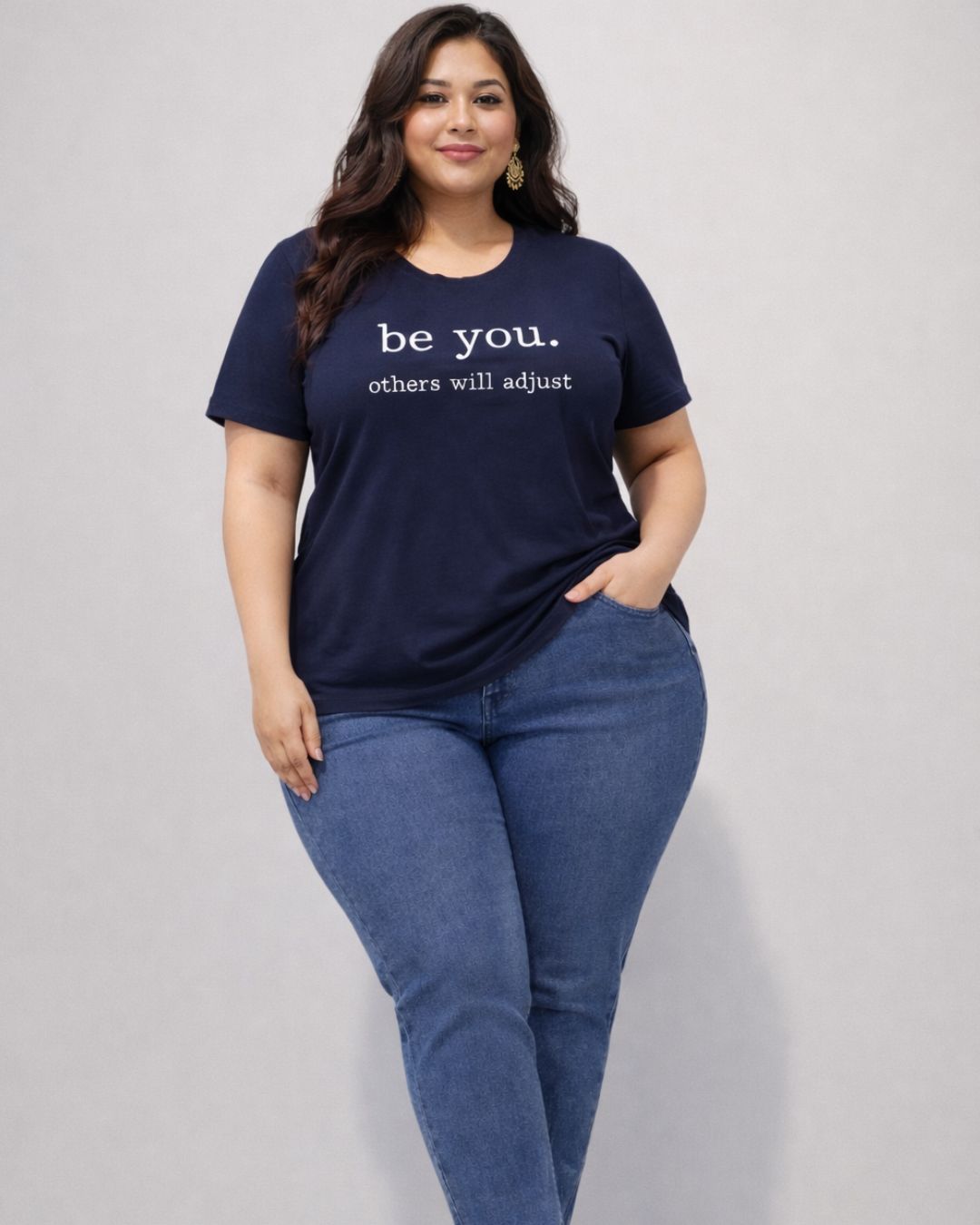 Be You Plus Size Women Premium Tee