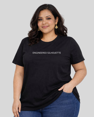 Engineered Silhouette T-Shirt — Structured Fit, Sharp Look