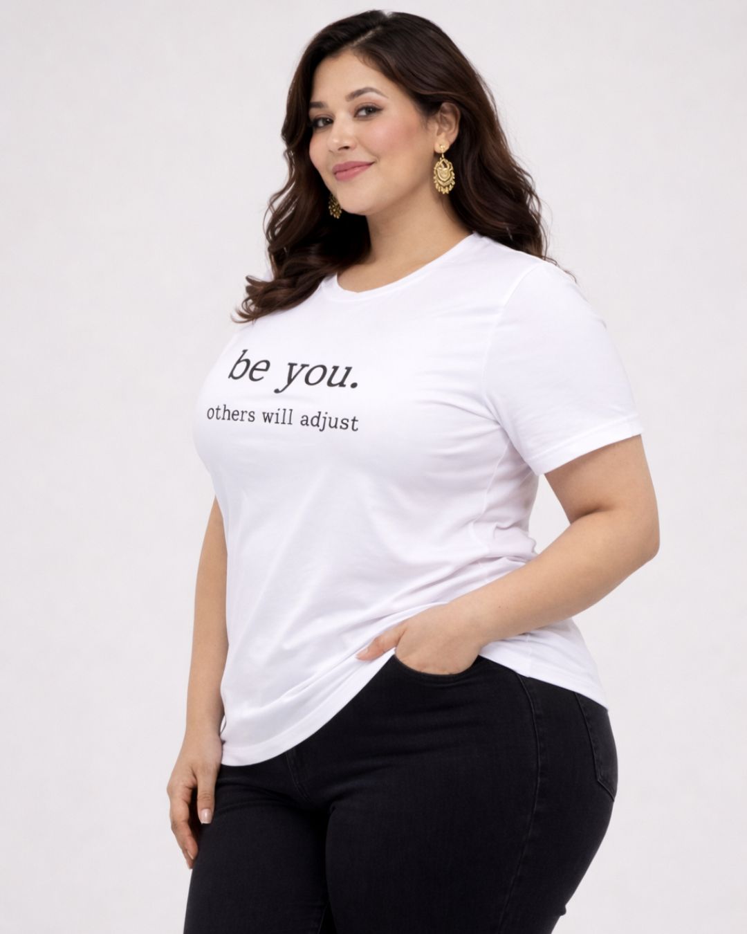 Be You Plus Size Women Premium Tee
