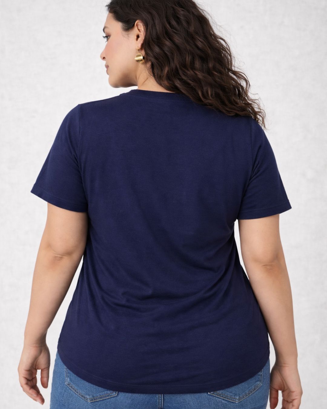 Just Breath Plus Size Women Premium Tee