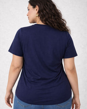 Just Breath Plus Size Women Premium Tee