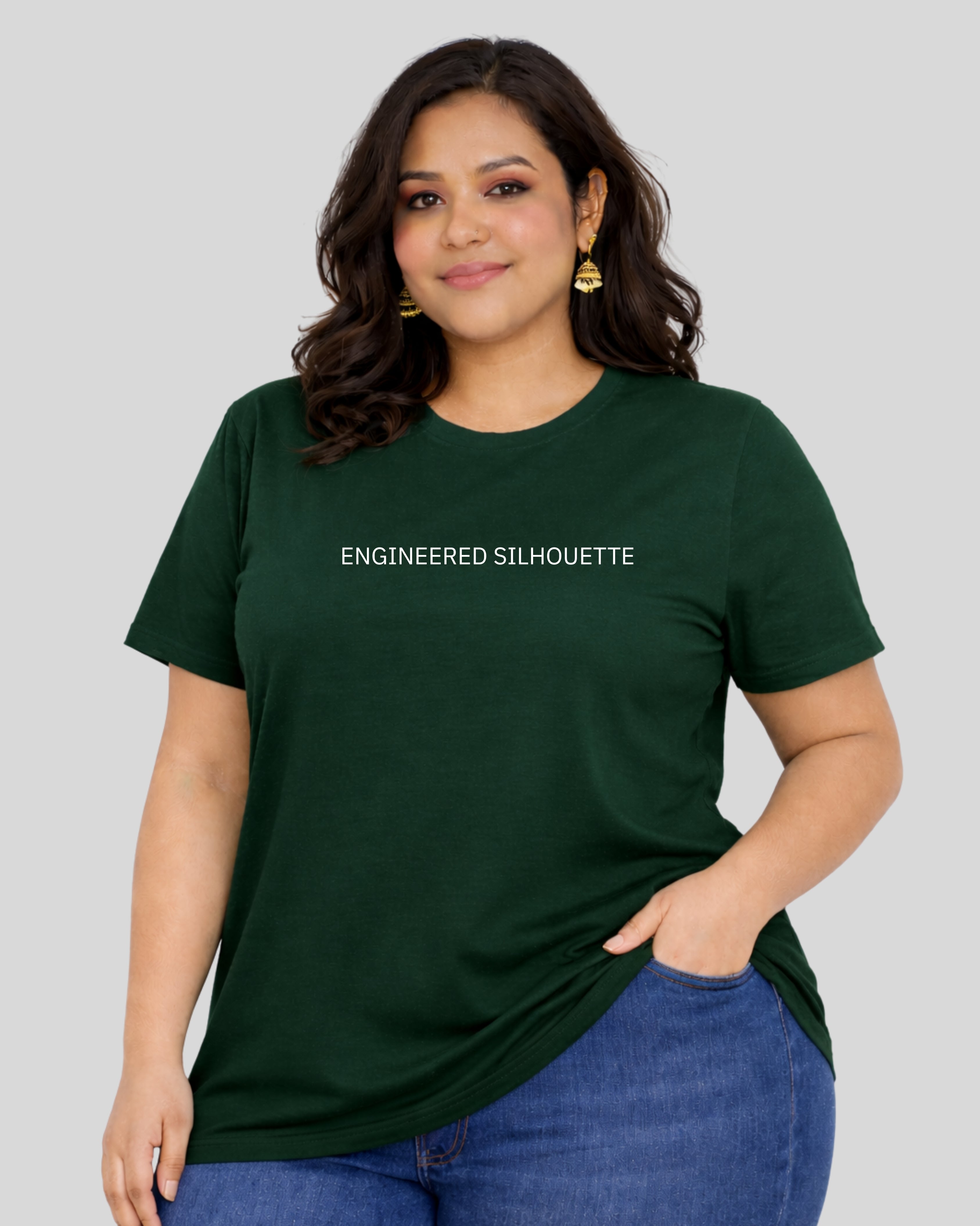 Engineered Silhouette T-Shirt — Structured Fit, Sharp Look