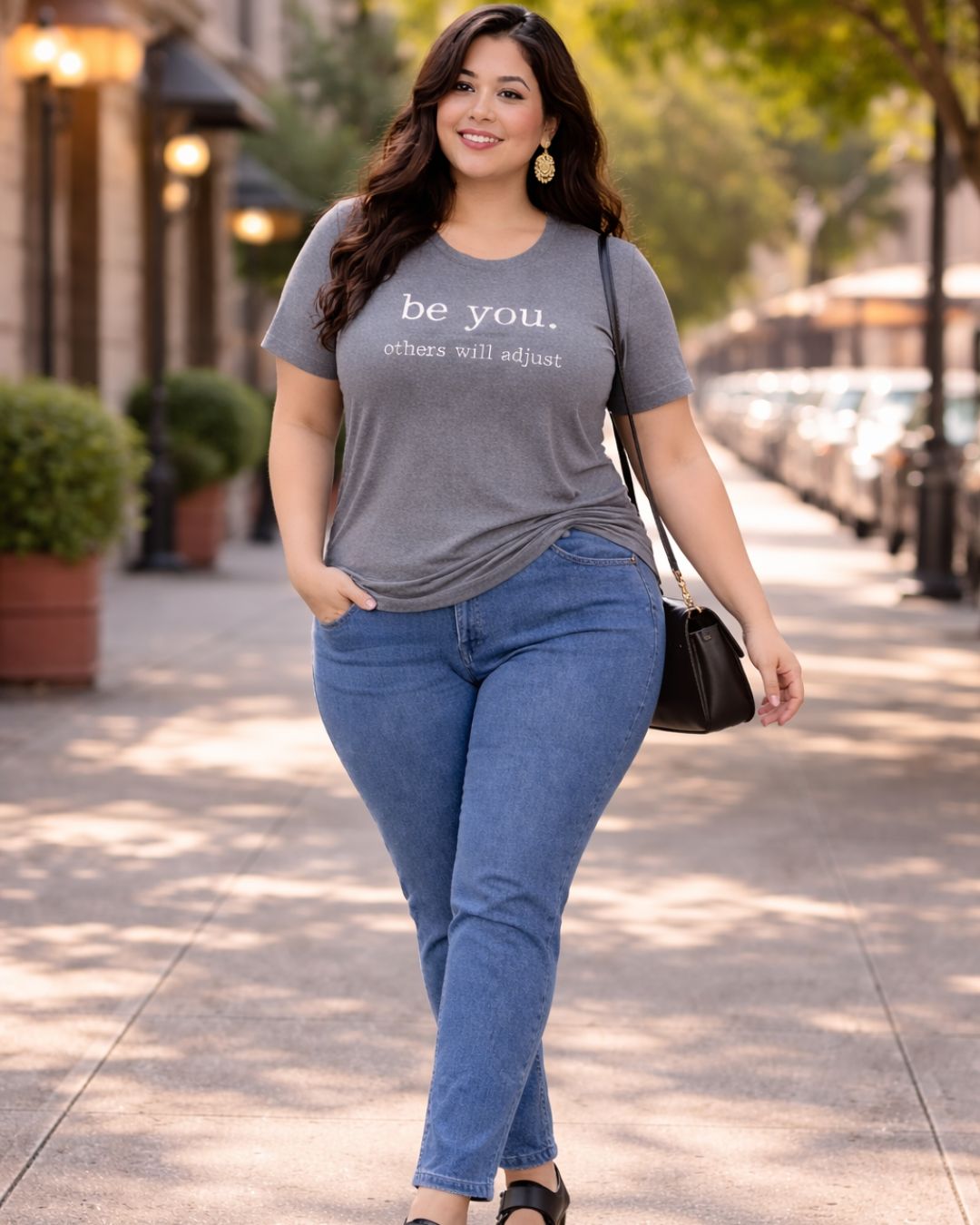 Be You Plus Size Women Premium Tee