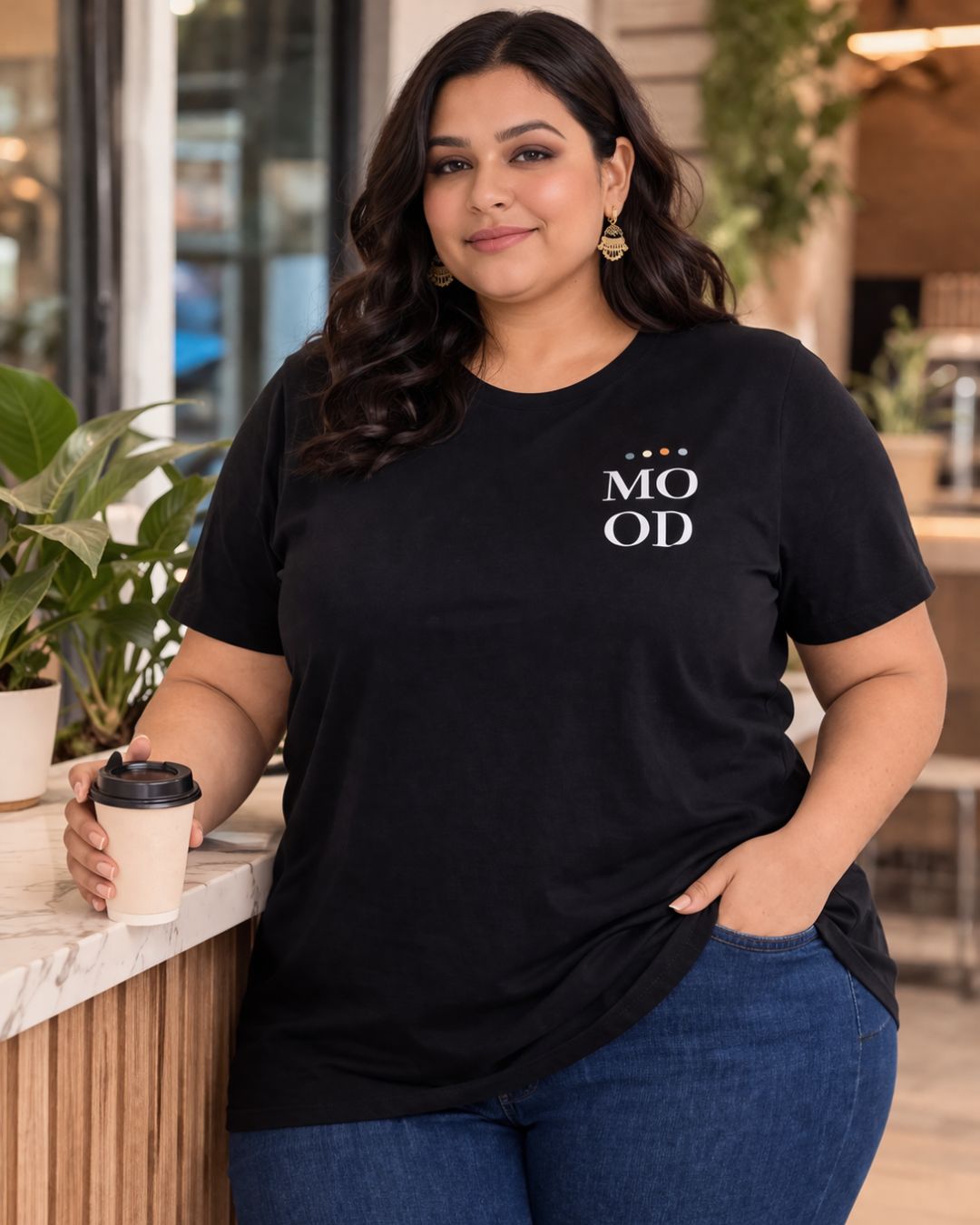 Mood Plus Size Women Premium Tee