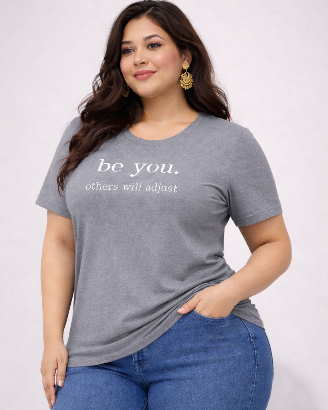 Be You Plus Size Women Premium Tee