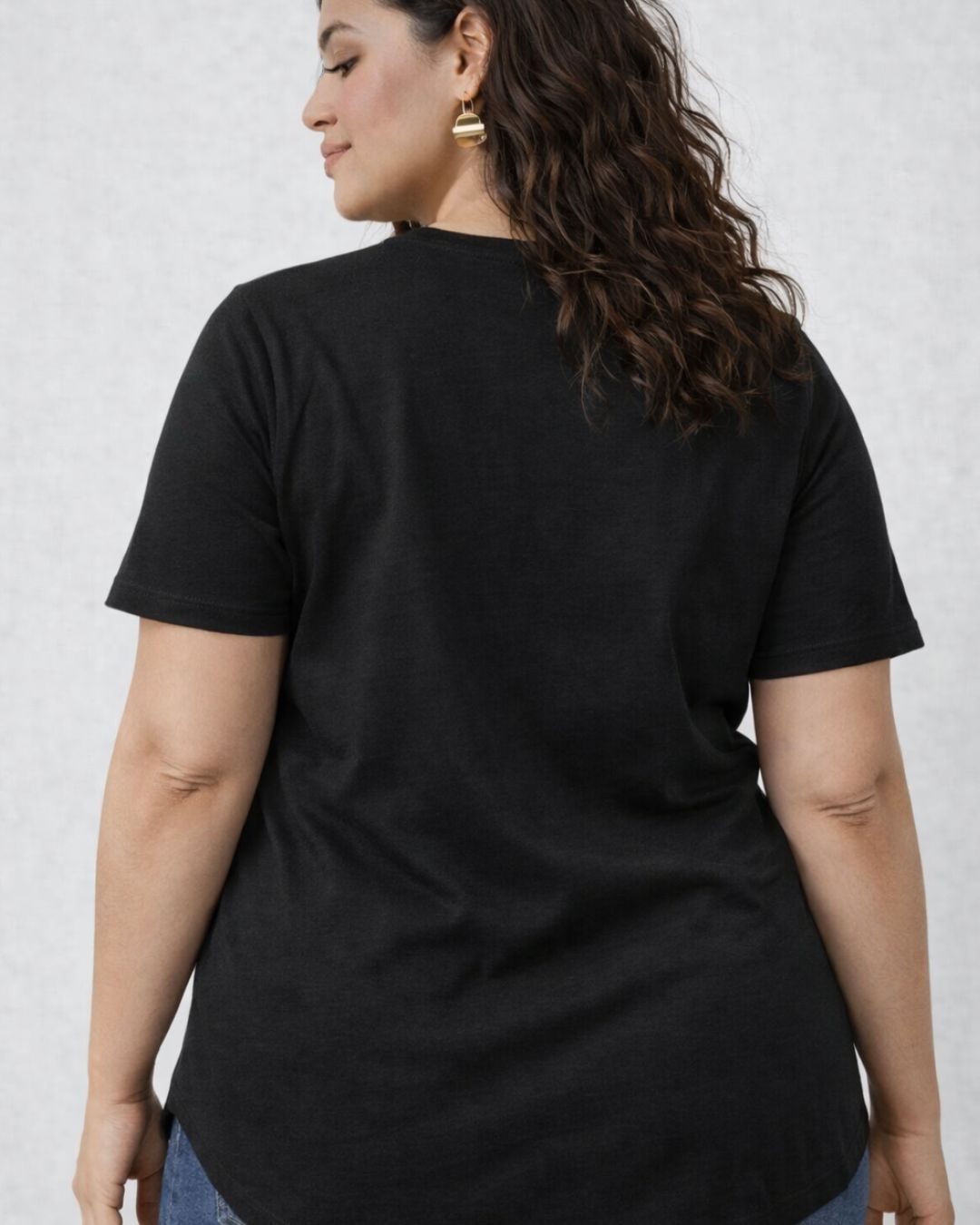Just Breath Plus Size Women Premium Tee