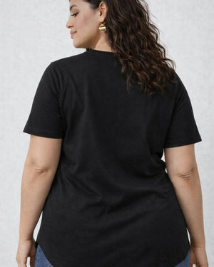 Just Breath Plus Size Women Premium Tee