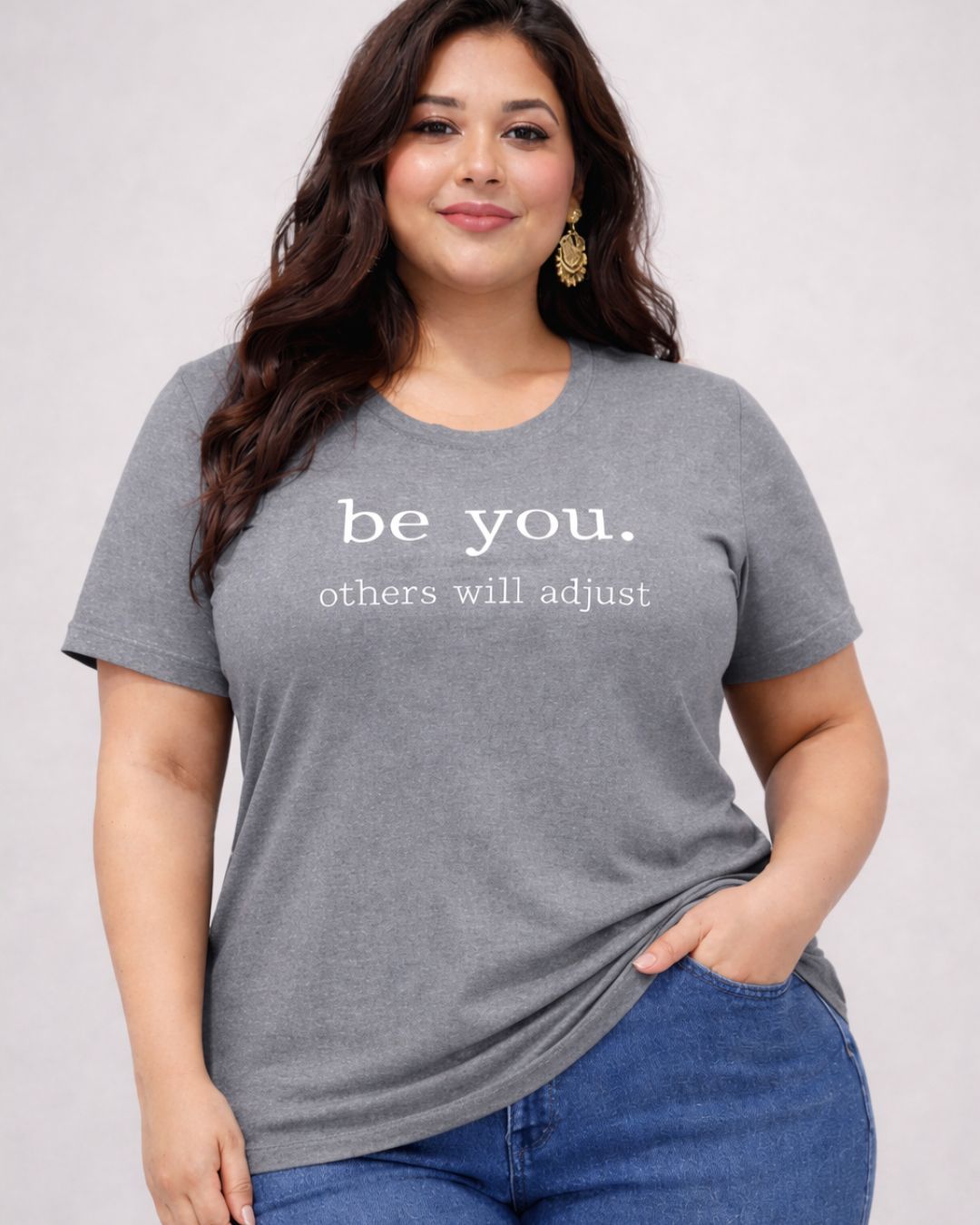 Be You Plus Size Women Premium Tee