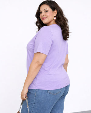 Keep Shining Plus Size Women Premium Tee