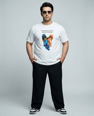 Where Shiva is peace Plus Size Men Premium Tee