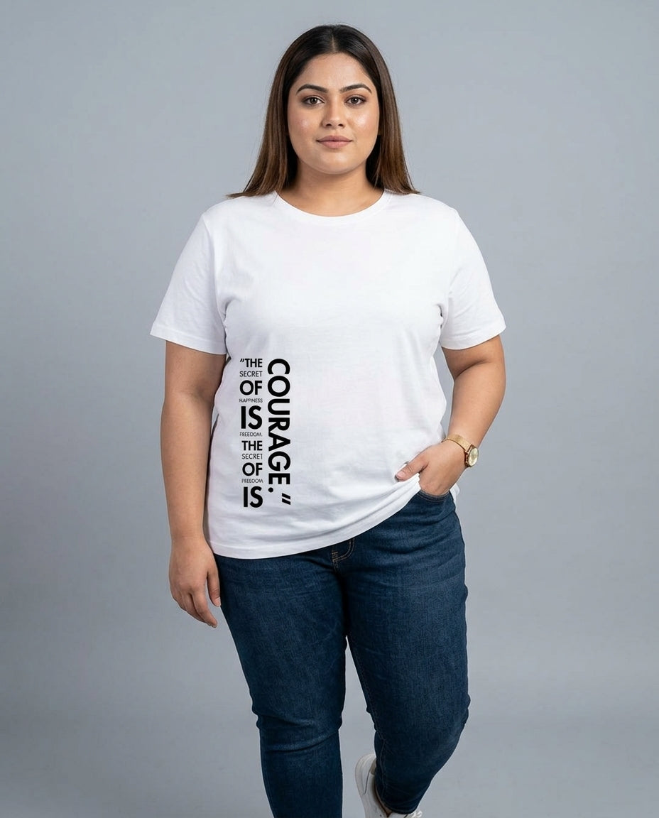Courage Plus Size Women Premium Tee