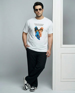 Where Shiva is peace Plus Size Men Premium Tee