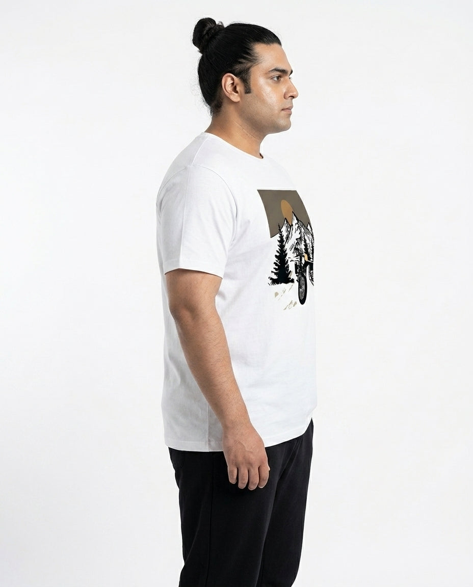 Mountain Life Plus Size Men Premium Tee