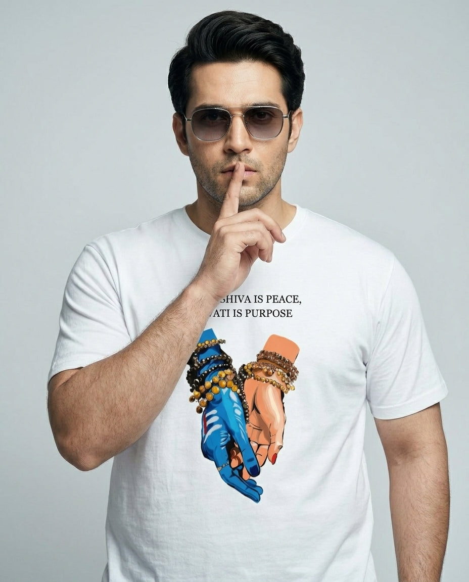 Where Shiva is peace Plus Size Men Premium Tee
