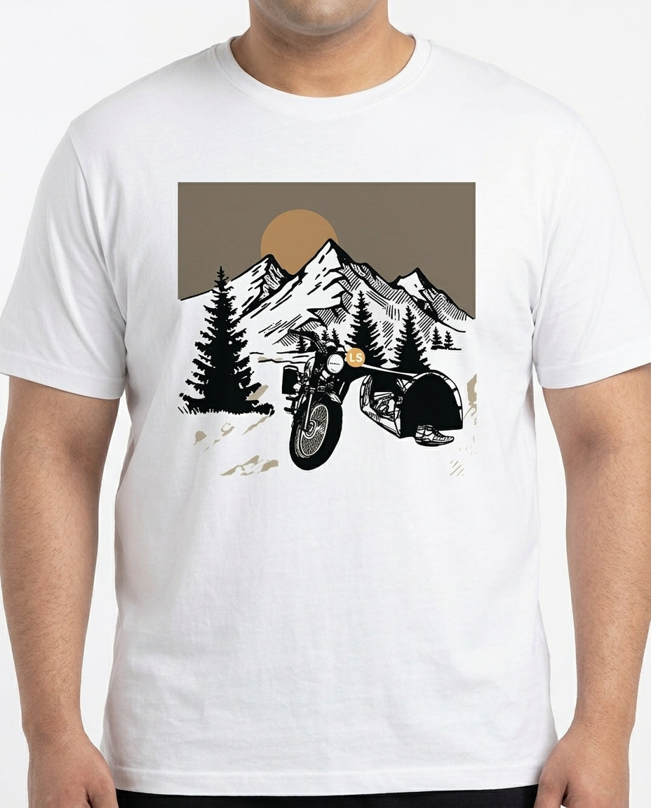Mountain Life Plus Size Men Premium Tee