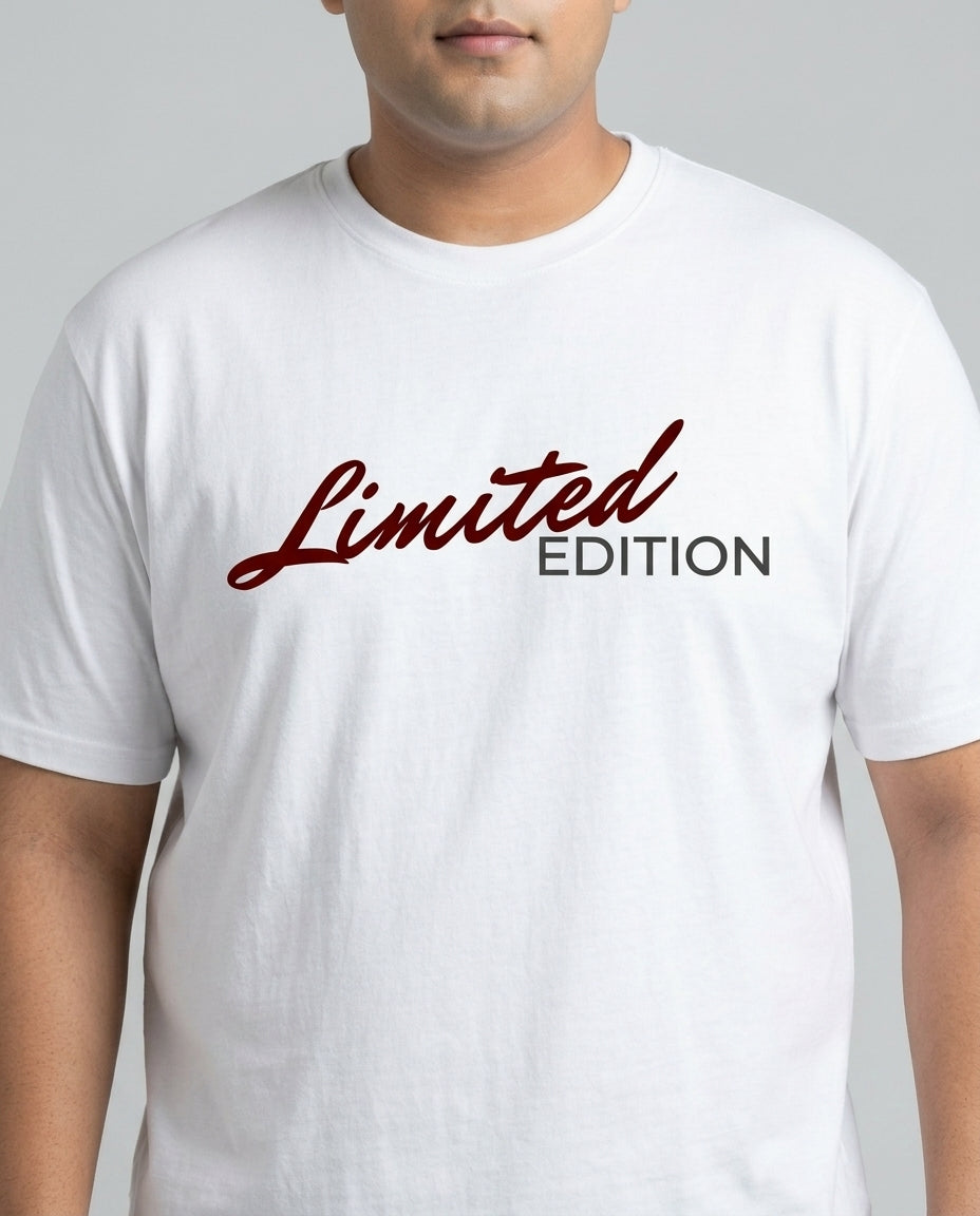 Limited Edition Plus Size Men Premium Tee