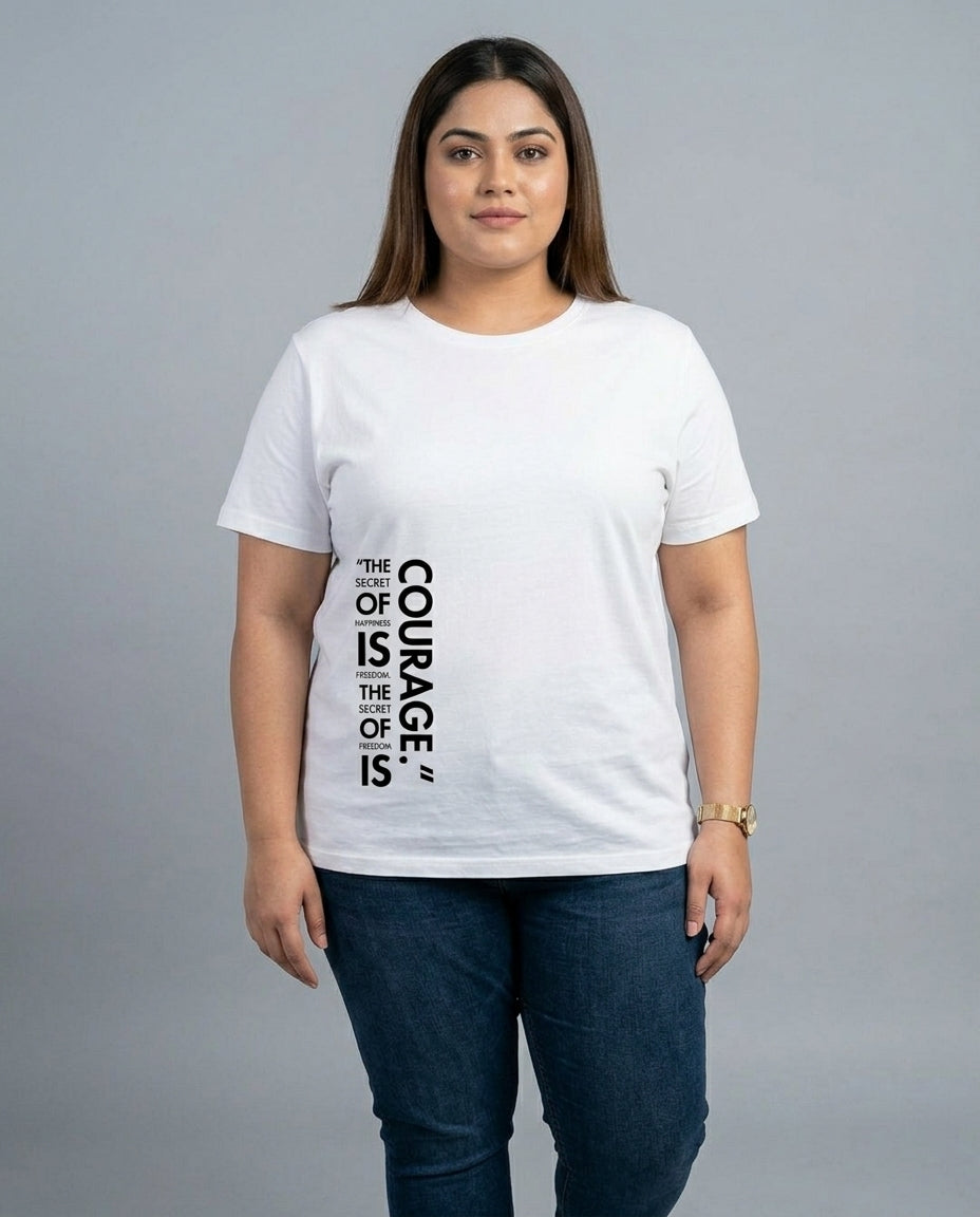 Courage Plus Size Women Premium Tee