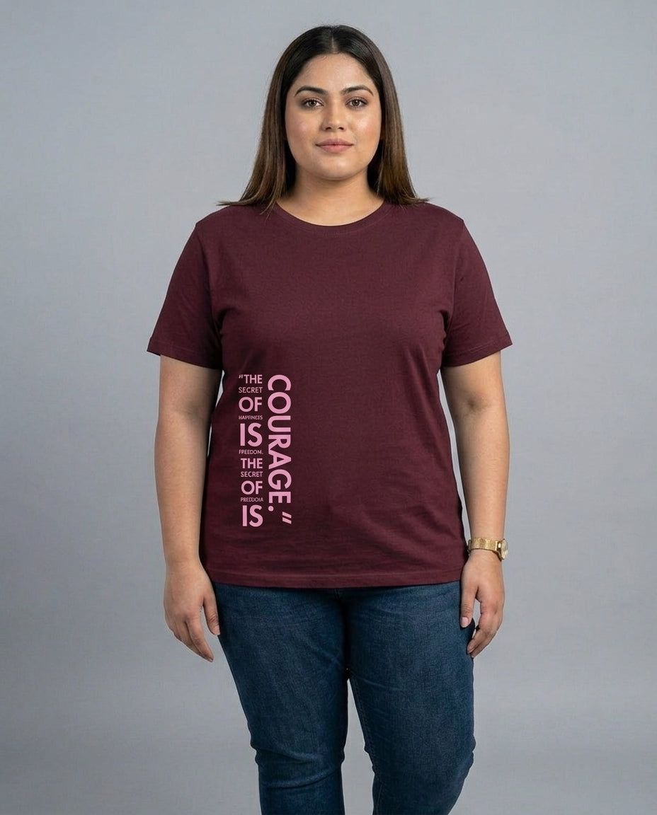 Courage Plus Size Women Premium Tee