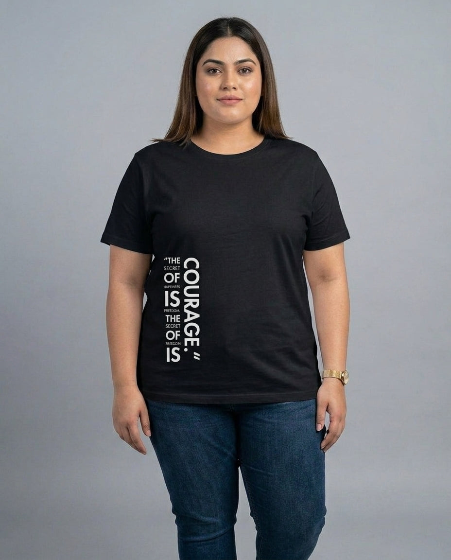 Courage Plus Size Women Premium Tee