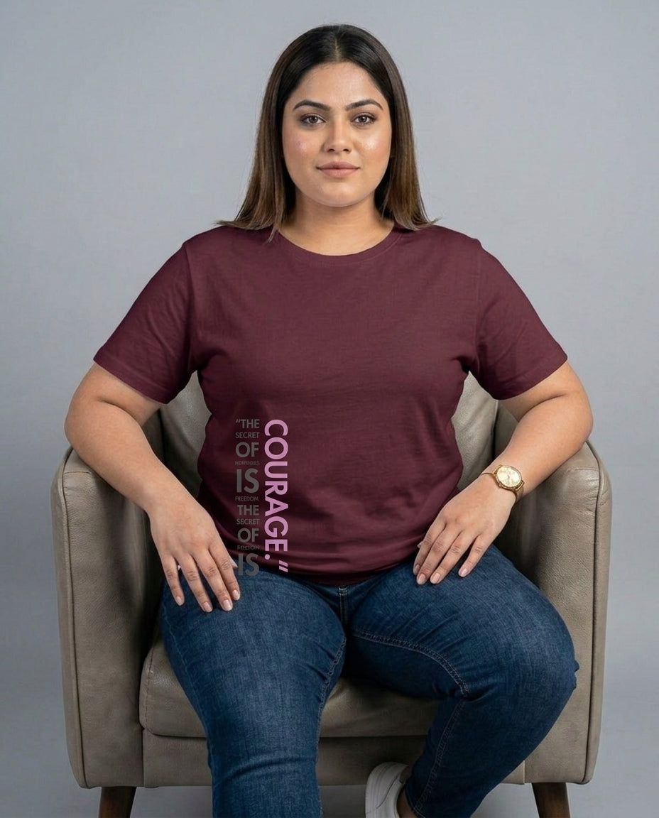 Courage Plus Size Women Premium Tee