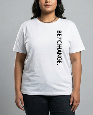 Be The Change Plus Size Women Premium Tee