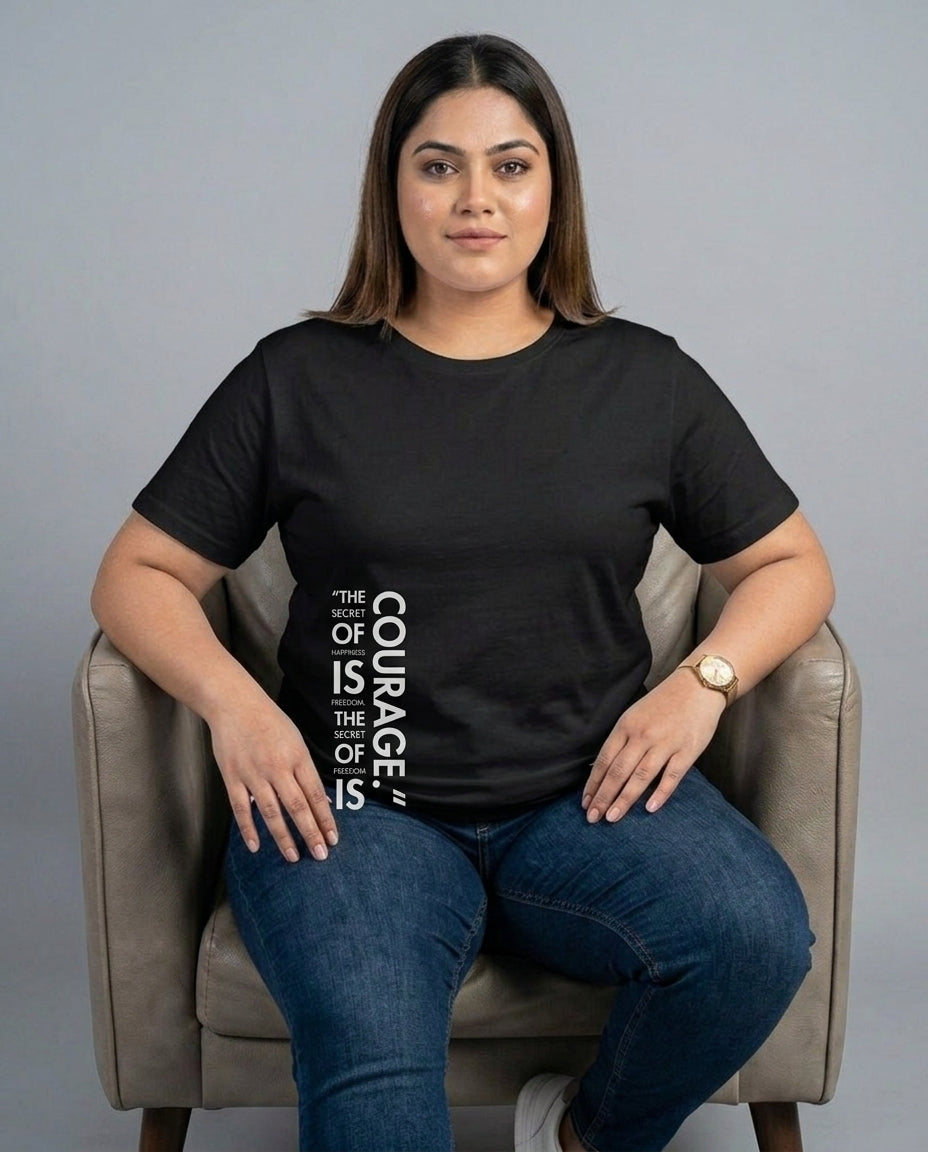 Courage Plus Size Women Premium Tee