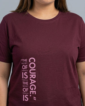 Courage Plus Size Women Premium Tee