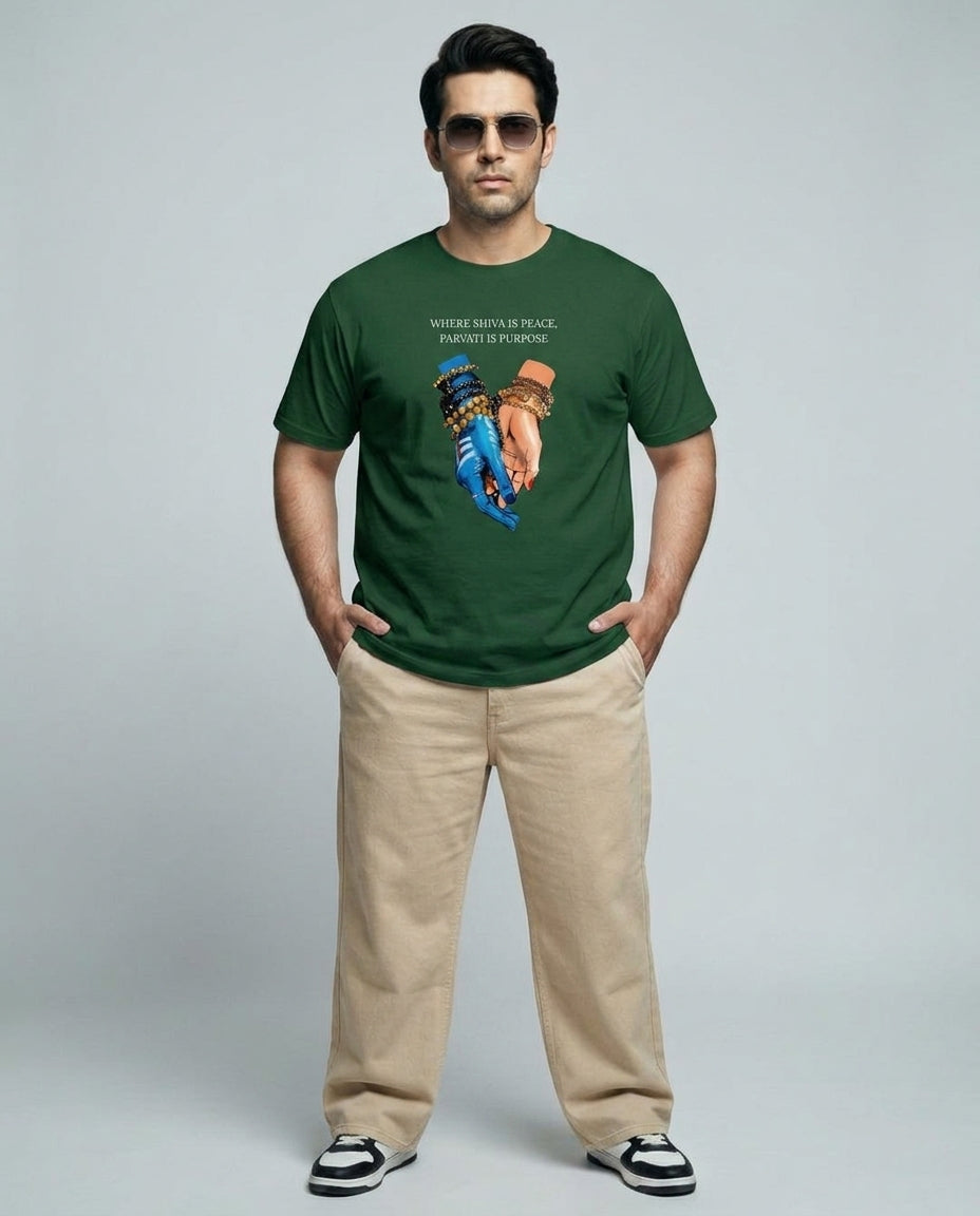 Where Shiva is peace Plus Size Men Premium Tee