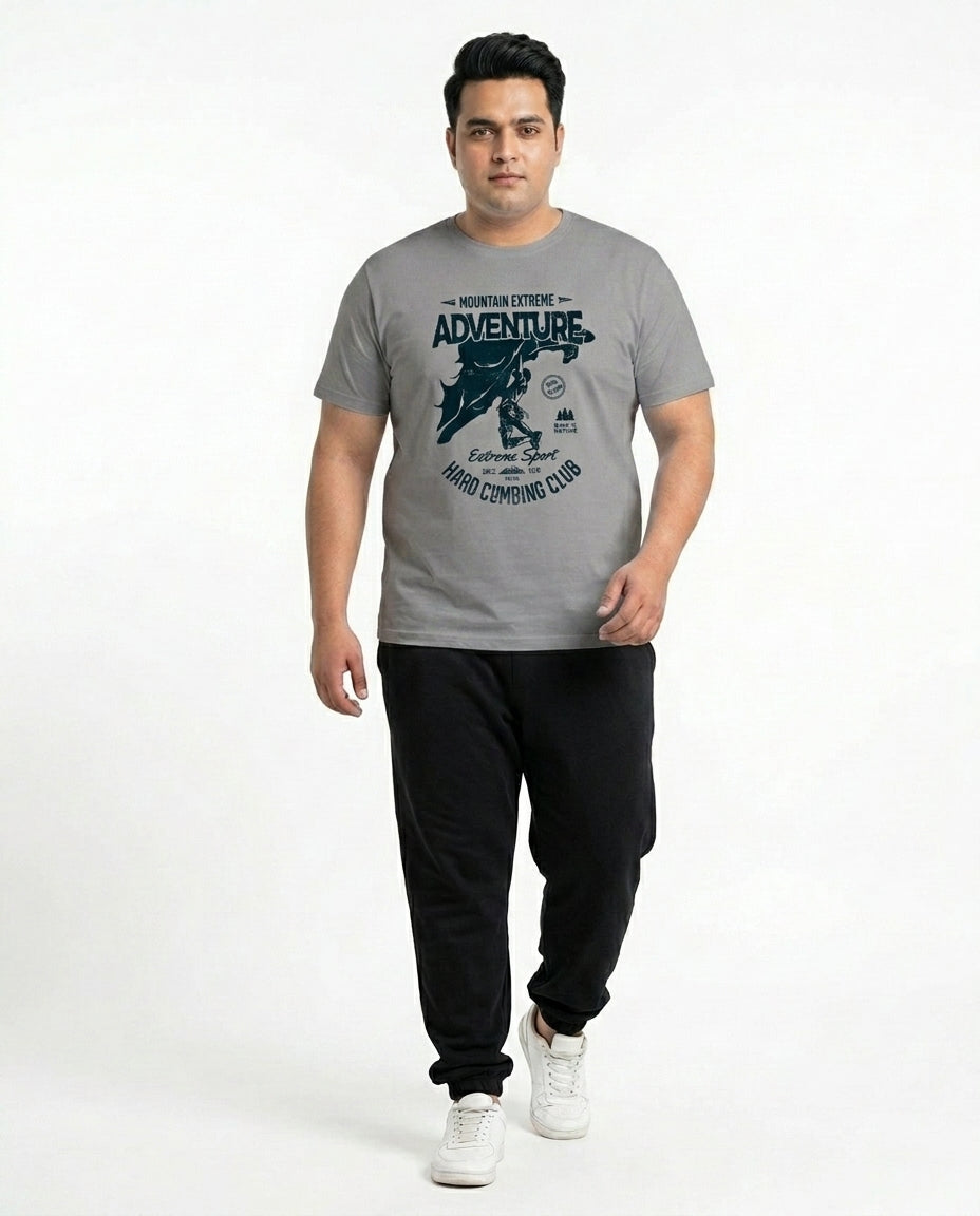 Mountain Extereme Adventure Plus Size Men Premium Tee