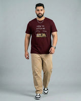 How To Catch me Plus Size Men Premium Tee