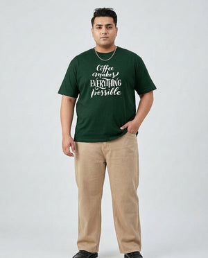 Coffee Makes Every things Plus Size Men Premium Tee
