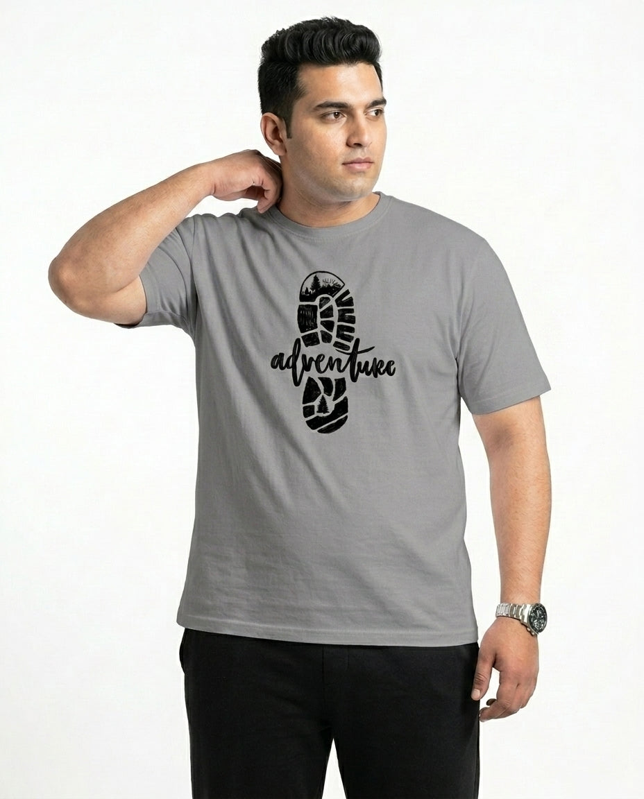 Adventure Plus Size Men Premium Tee