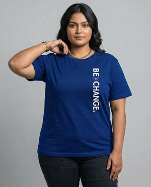 Be The Change Plus Size Women Premium Tee