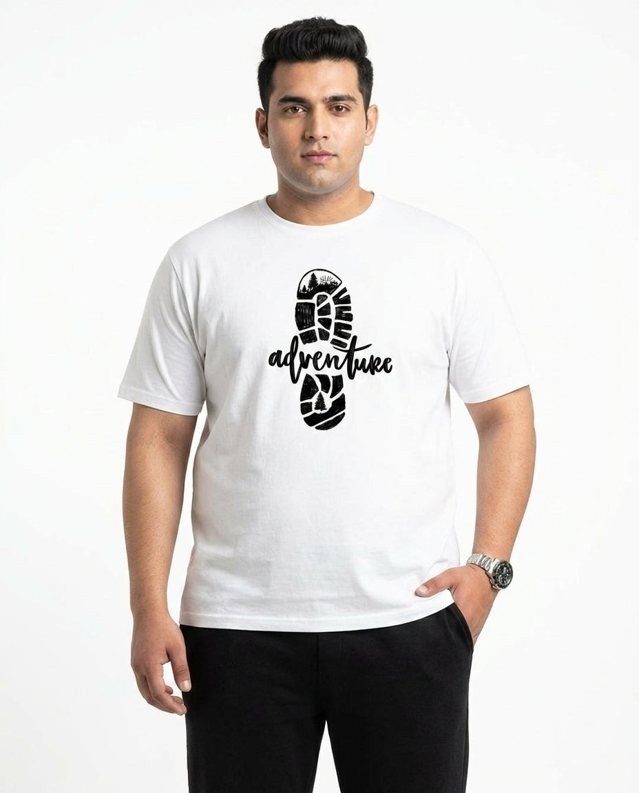 Adventure Plus Size Men Premium Tee