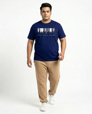 Live Your Dream Plus Size Men Premium Tee