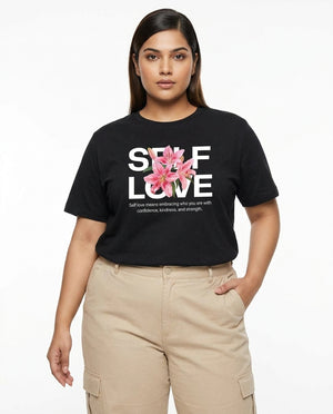 Self Love Plus Size Women Premium Tee