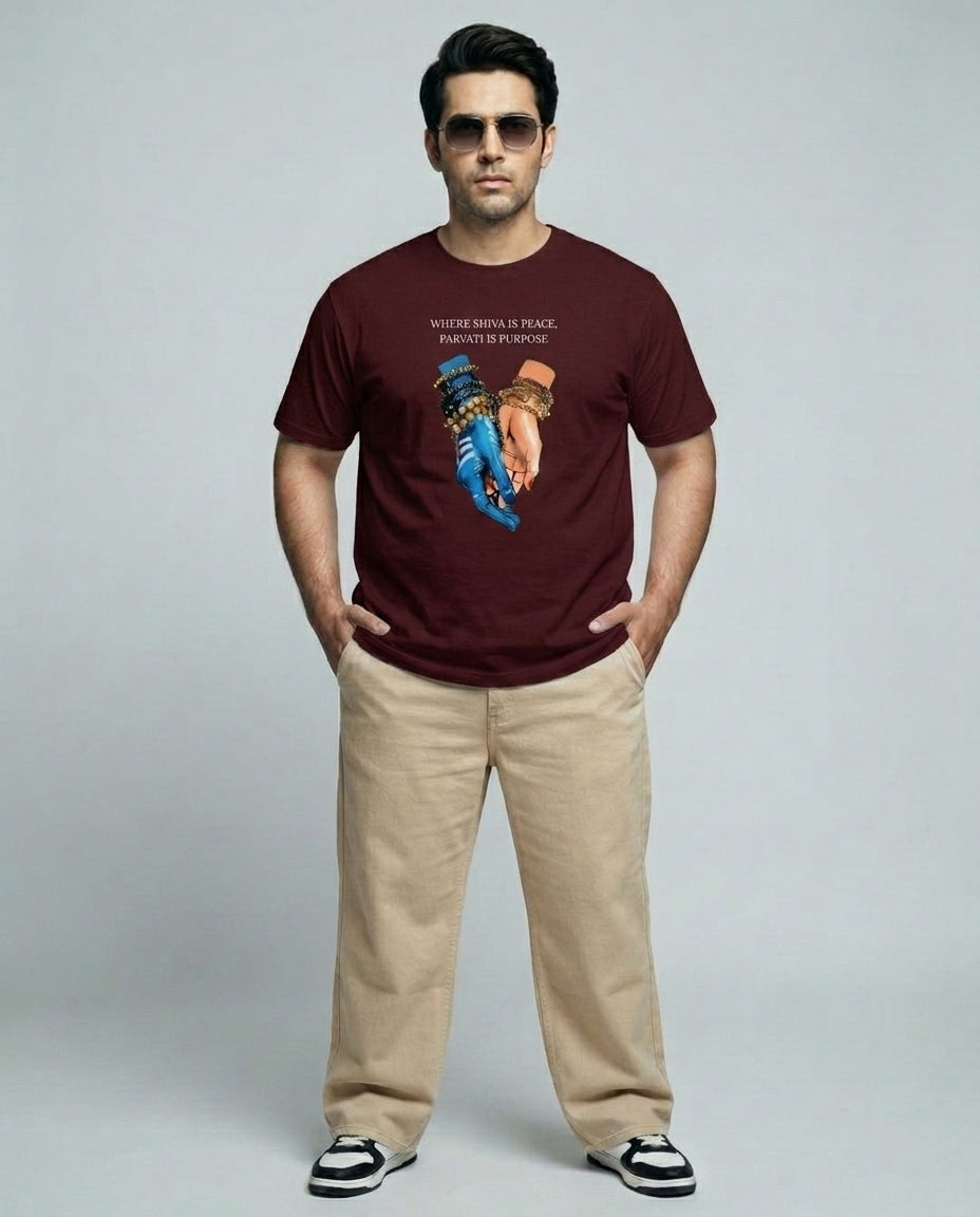 Where Shiva is peace Plus Size Men Premium Tee