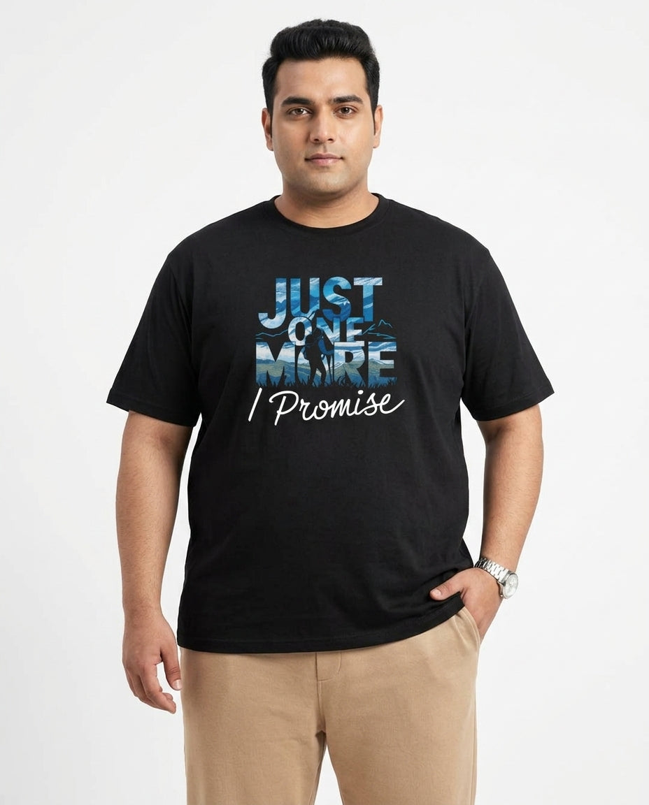 just one more i promise Plus Size Men Premium Tee