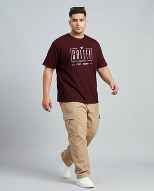 Coffee All Day Every Day Plus Size Men Premium Tee