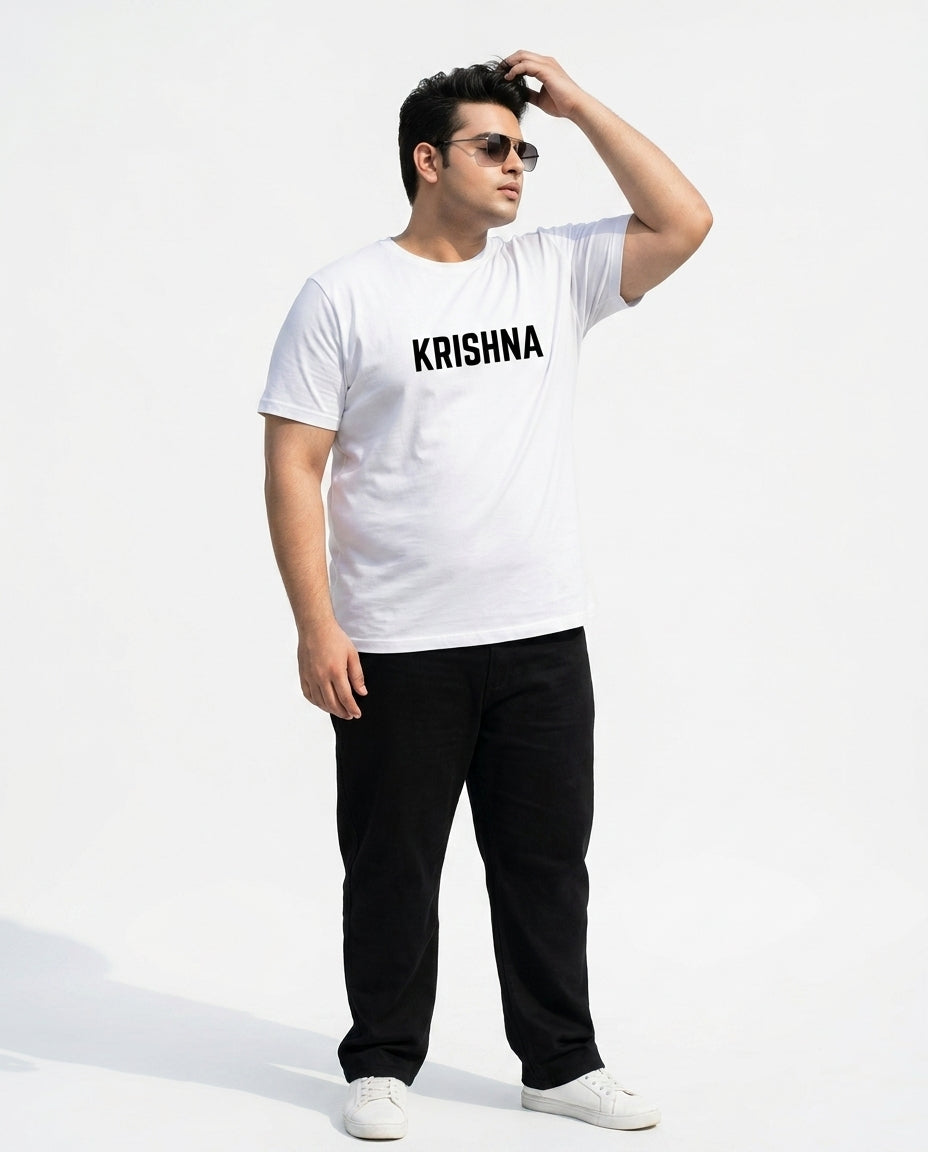 Krishna Plus Size Men Premium Tee