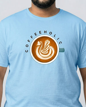 Coffeeholic Plus Size Men Premium Tee