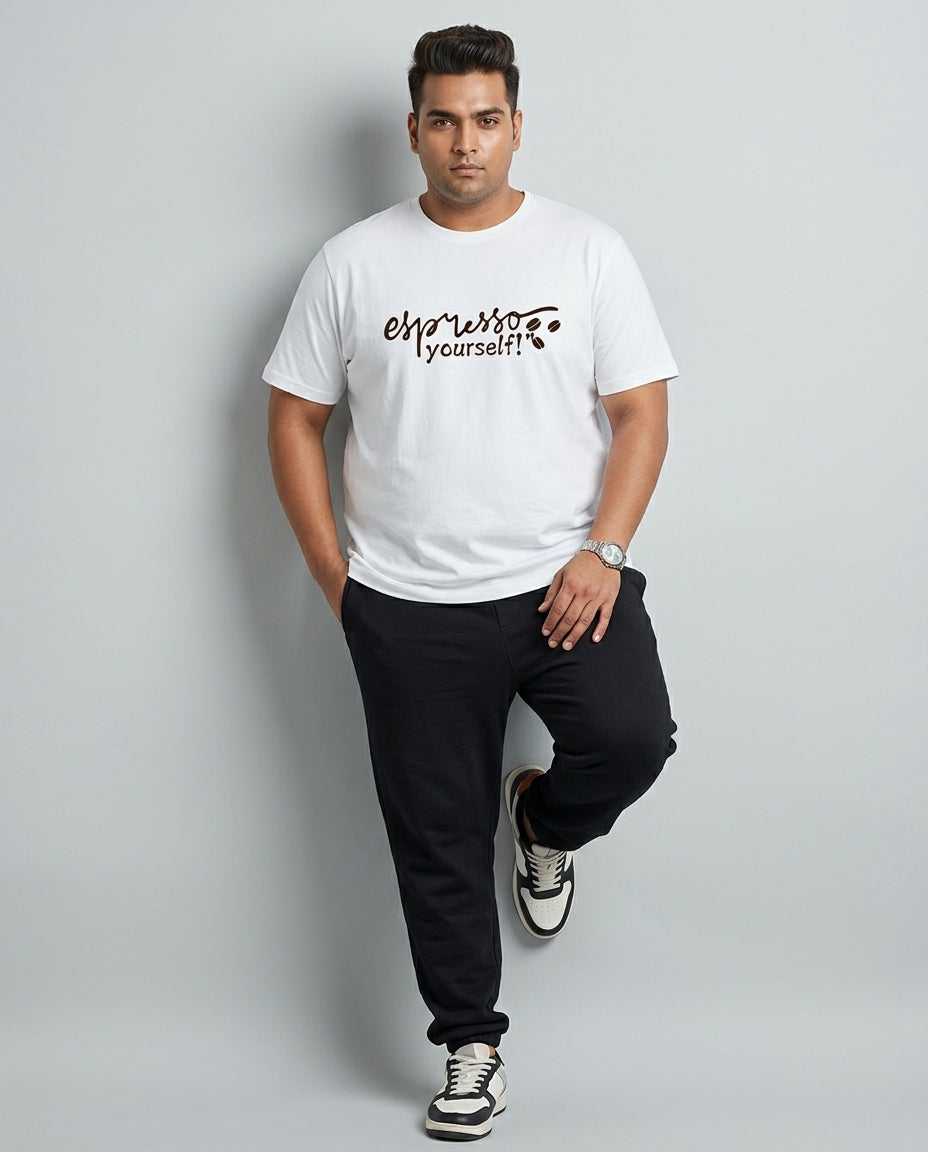 Expresso Yourself Plus Size Men Premium Tee