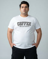 Coffee Weather Plus Size Men Premium Tee