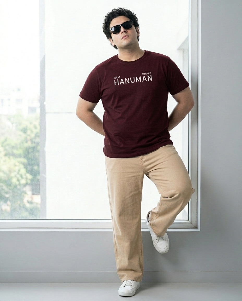 Hanuman Plus Size Men Premium Tee