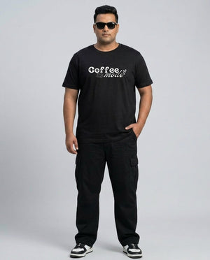 Coffee Mode Plus Size Men Premium Tee