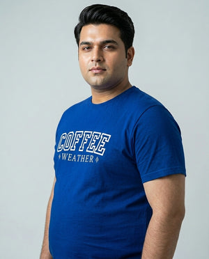 Coffee Weather Plus Size Men Premium Tee