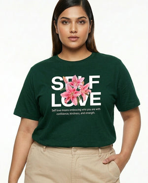 Self Love Plus Size Women Premium Tee