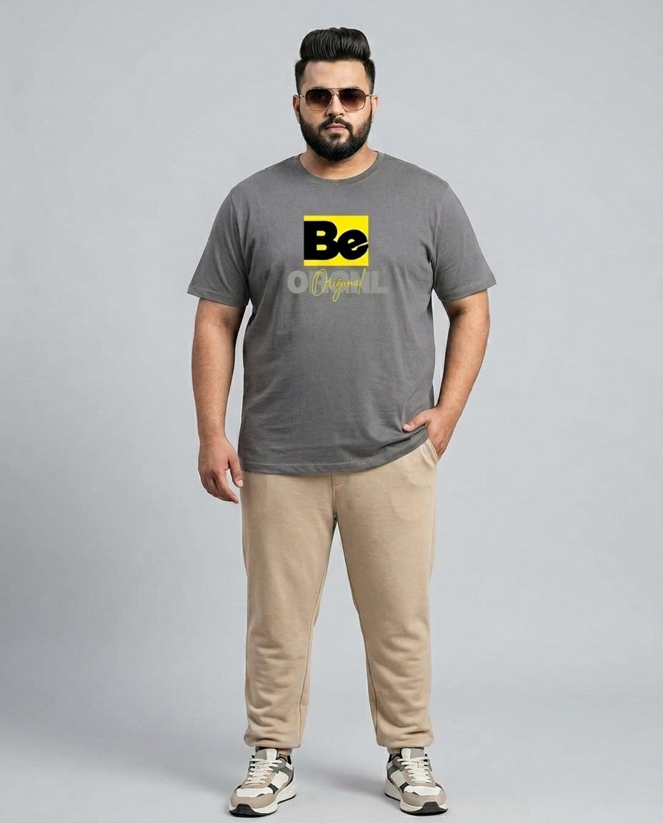 Be Original Plus Size Men Premium Tee